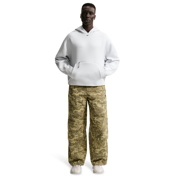 Nike Tech Ergo Pullover Hoodie - Men's - Off White/Black - Image 3