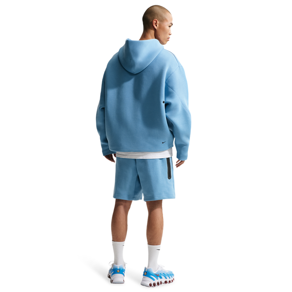 Nike Tech Ergo Pullover Hoodie - Men's - Work Blue/Black - Image 4