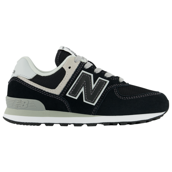 New Balance 574 Core - Boys' Preschool - White/Black