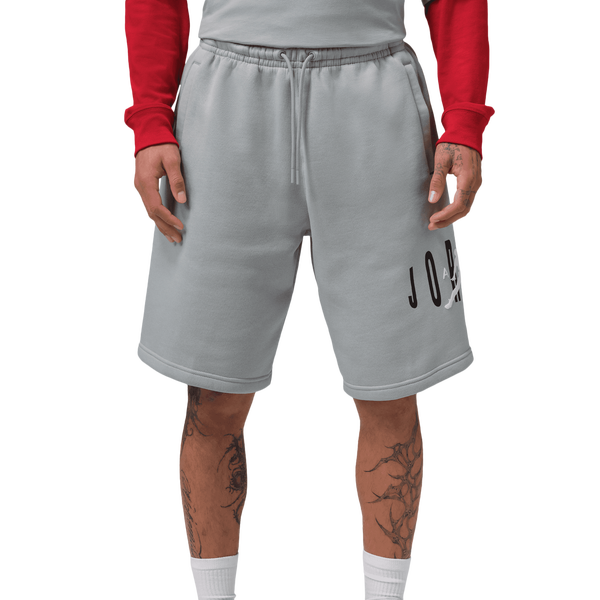 Jordan Brooklyn Stretch Fleece Short - Men's - Wolf Grey/Sail - Image 5