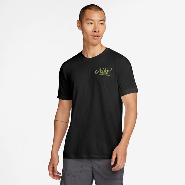 Nike Dri-FIT 3MO Slub GFX T-Shirt - Men's - Black/White - Image 2