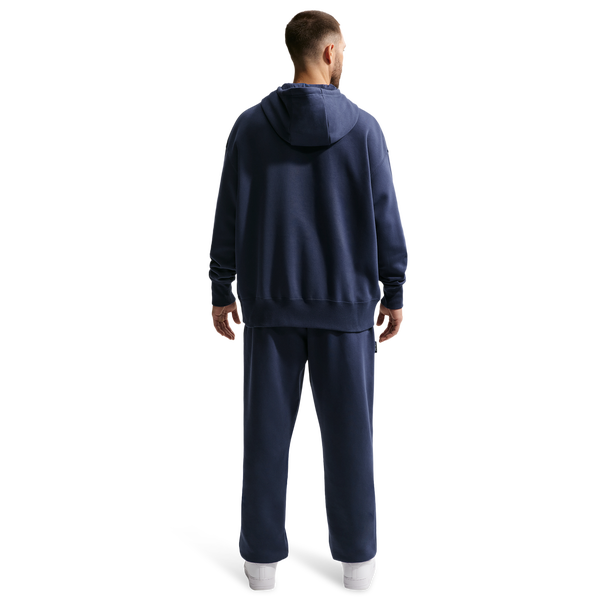 Nike CC Essentials Fleece Pant - Women's - Midnight Navy/University Red/University Red - Image 3