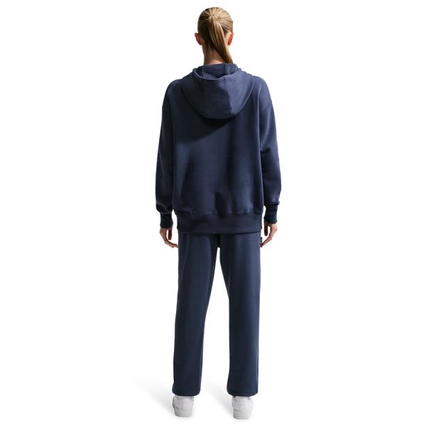 Nike CC Essentials Fleece Pant - Women's - Midnight Navy/University Red/University Red - Image 4