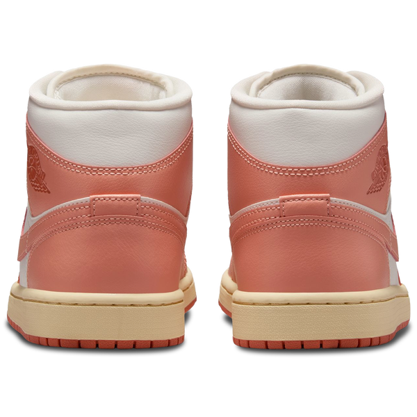 Jordan AJ 1 Mid - Women's - Sail/Pink - Image 3