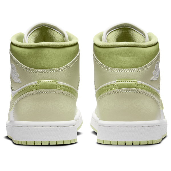 Jordan AJ 1 Mid - Women's - Olive Aura/Lawn/Sail - Image 3