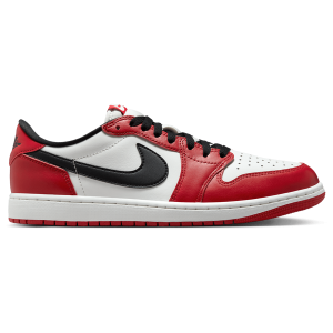 Jordan AJ 1 Retro Low OG - Men's - White/Red/Black