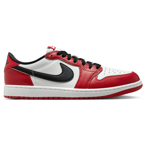Jordan AJ 1 Retro Low OG - Men's - White/Red/Black
