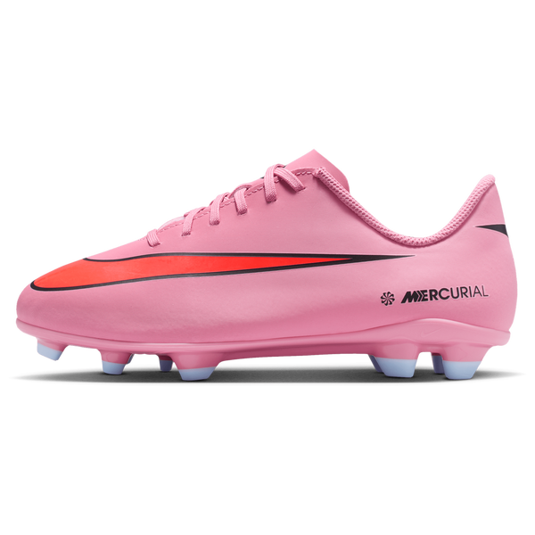 Nike JR Vapor 16 Club FG/MG - Boys' Grade School - Magic Flamingo/Black/Total Crimson - Image 2