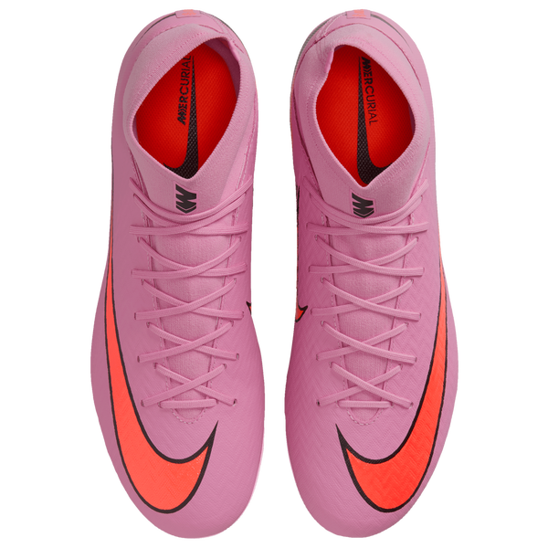 Nike Zm Superfly 10 Academy AG - Men's - Black/Magic Flamingo/Total Crimson - Image 4