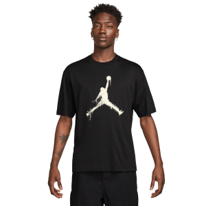 Jordan Brooklyn Collegiate Jumpman Short Sleeve Crew - Men's - Black/Sail