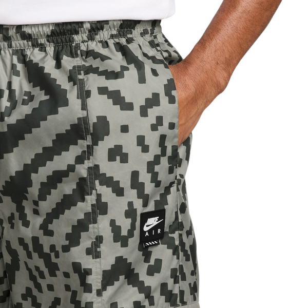 Nike Air All Over Print Woven Cargo Pants - Men's - Light Army/Black - Image 3