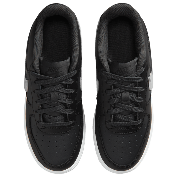 Nike Air Force 1 - Girls' Grade School - Vast Grey/Dark Smoke Grey/Black - Image 4