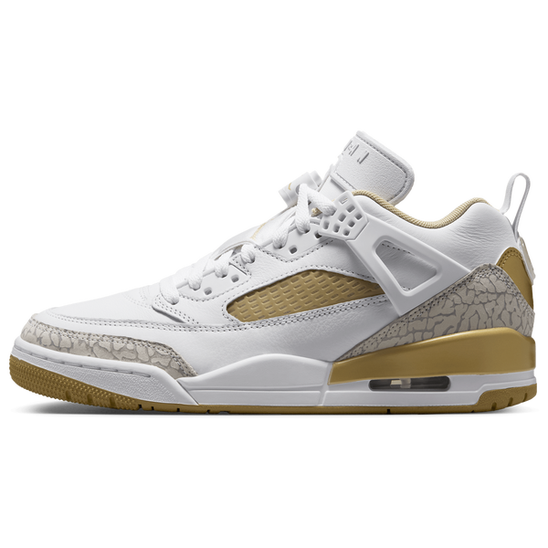 Jordan Spizike Low - Women's - Neutral Grey/Metallic Gold/White - Image 2