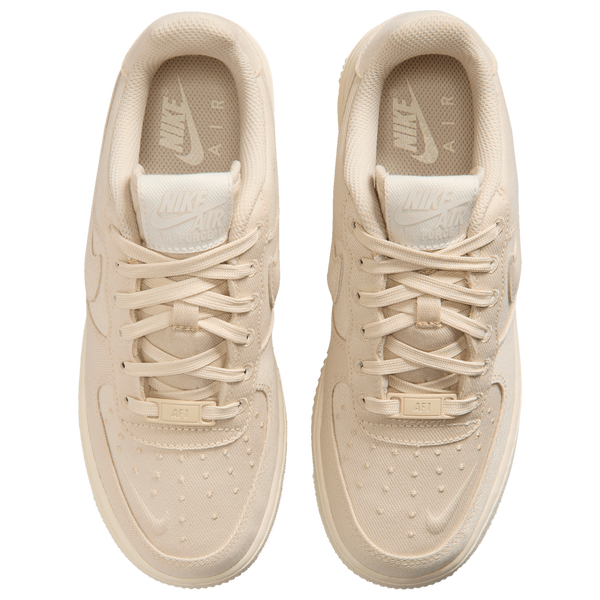 Nike Air Force 1 KI Canvas - Boys' Grade School - Beach/Coconut Milk/Beach - Image 4