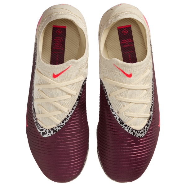 Nike JR Phantom 6 Low Pro FG/MG - Boys' Grade School - University Red/Fossil/Burgundy Crush - Image 4