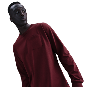 Nike NSW Premium Essential L/S - Men's - Dark Team Red