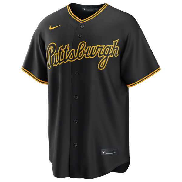 Nike MLB Pittsburgh Pirates Alternate Jersey - Men's - Black - Image 2