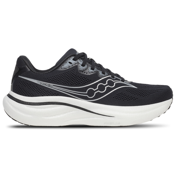 Saucony Ride 19 - Men's - Black/Silver