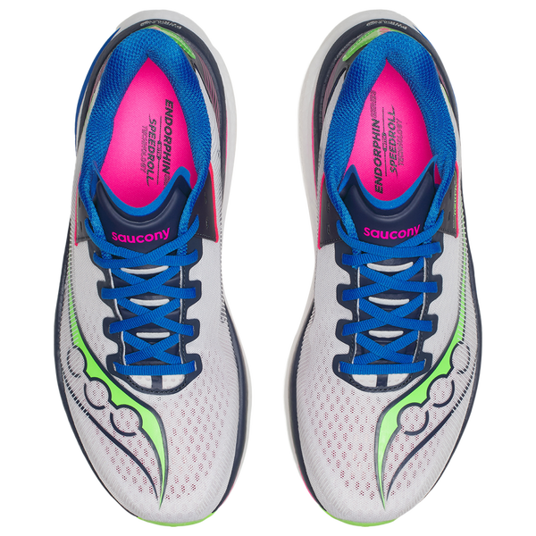 Saucony Endorphin Azura - Men's - White/Navy - Image 4