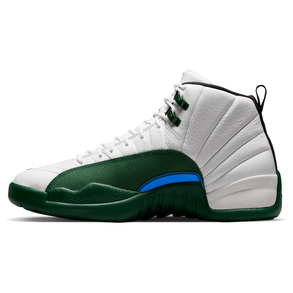 Jordan Retro 12 - Men's - White/Green/Gold - Image 2