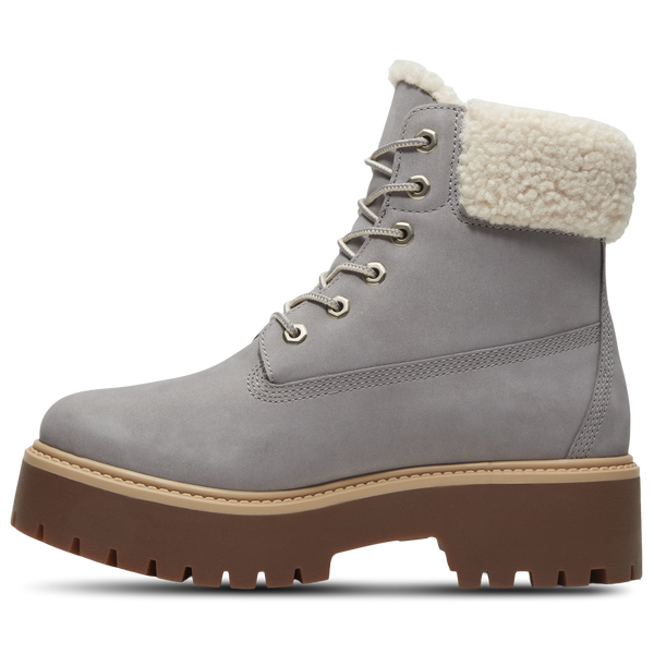 Timberland Stone Street Platform Warm-Lined Waterproof Boot - Women's - Medium Grey/Medium Grey/Medium Grey - Image 2