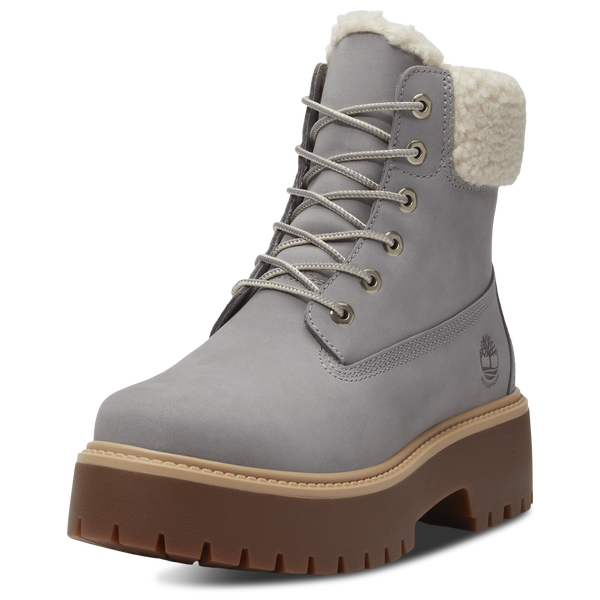 Timberland Stone Street Platform Warm-Lined Waterproof Boot - Women's - Medium Grey/Medium Grey/Medium Grey - Image 9