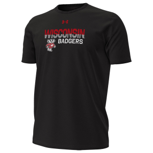 Under Armour Wisconsin Local Performance Short Sleeve T-Shirt - Men's - Black