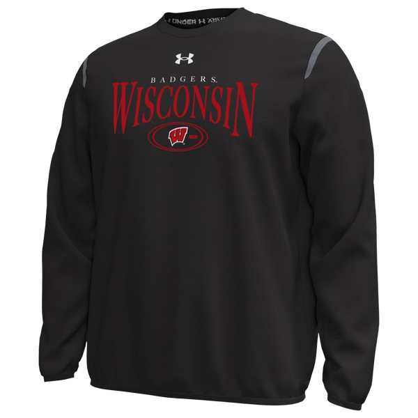 Under Armour Wisconsin Unstopable Fleece Jacket - Men's - Black