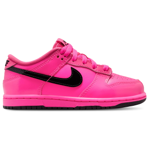 Nike Dunk Low SE - Girls' Preschool - Pink Blast/Black