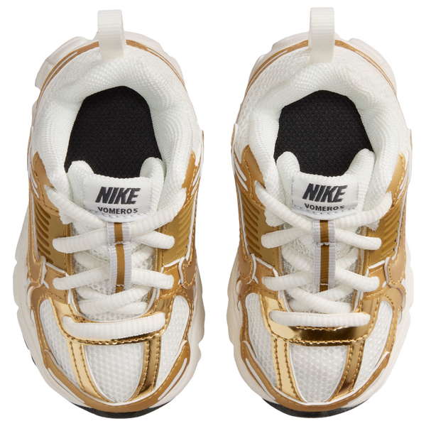 Nike Vomero 5 Lace NA45 - Girls' Toddler - Sail/Metallic Gold/Anthracite - Image 4