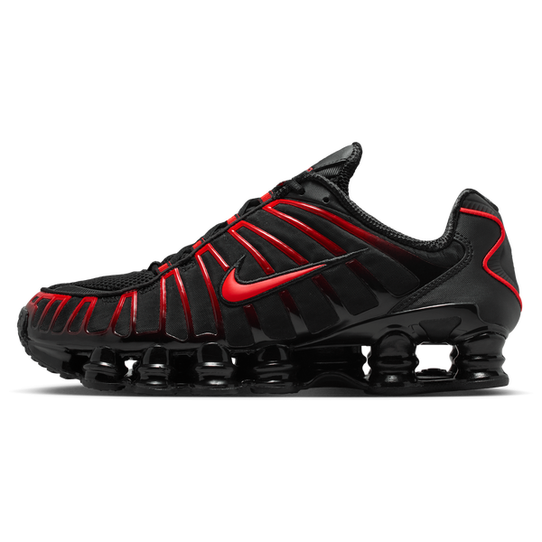 Nike Shox TL - Men's - Black/Lt Crimson/Black - Image 2