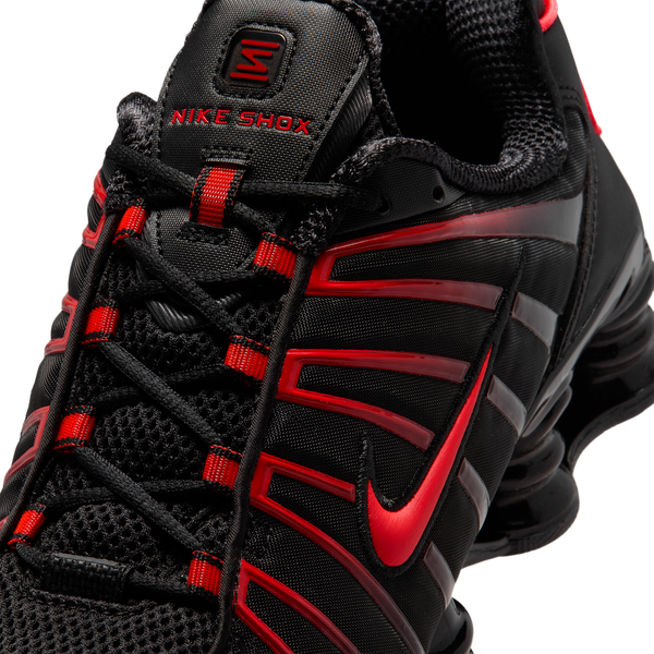 Nike Shox TL - Men's - Black/Lt Crimson/Black - Image 7