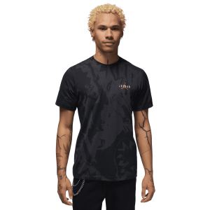 Jordan Core Blank Short Sleeve Crew GEL ASW - Men's - Medium Ash/Off Noir/Gym Red