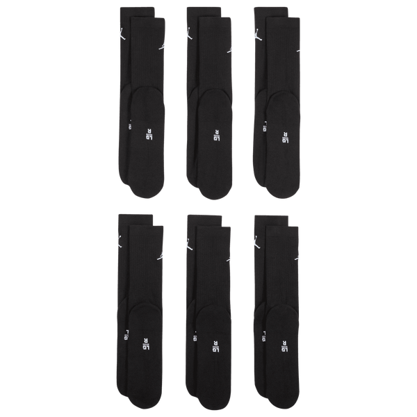 Jordan Cushion Ply Crew Sock 6 Pack - Men's - Black/White - Image 3