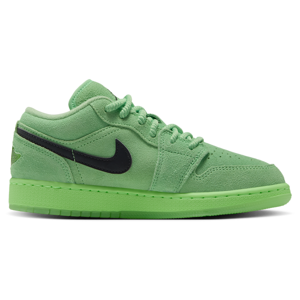 Jordan Air Jordan 1 Low SE - Boys' Grade School - Lime Blast/Anthracite/Lime Blast