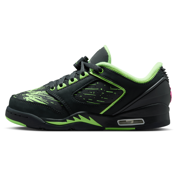 Jordan Sixty Plus Low - Boys' Grade School - Anthracite/Anthracite/Lime Blast - Image 2