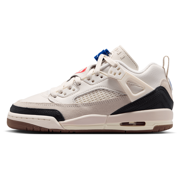 Jordan Spizike Low FC - Boys' Grade School - Sail/Phantom/University Red - Image 2