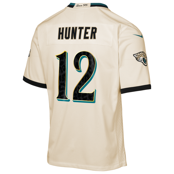 Nike Jaguars NFL Rival Game Jersey - Boys' Grade School - Beige - Image 3