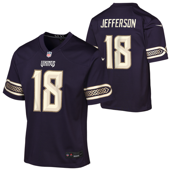 Nike Vikings NFL Rival Game Jersey - Boys' Grade School - Purple