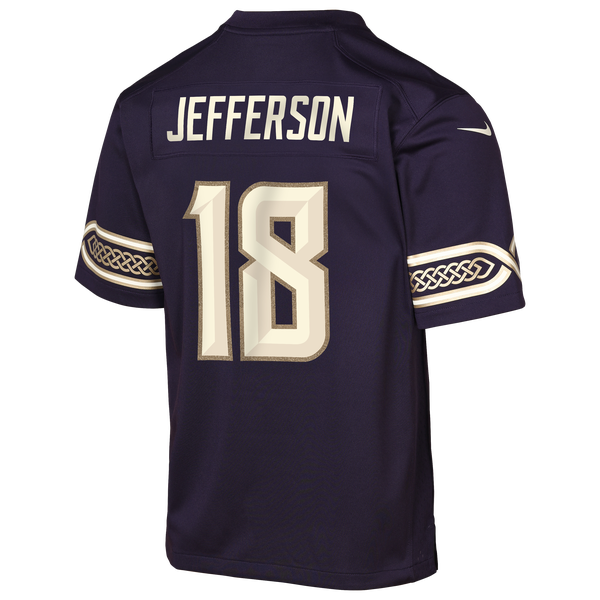 Nike Vikings NFL Rival Game Jersey - Boys' Grade School - Purple - Image 3