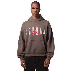 Jordan Brooklyn GFX Oversized Pullover Hoodie - Men's - Brown