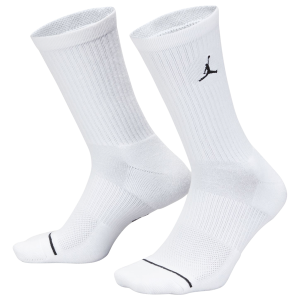 Jordan Every Day Cushioned Crew 3 Pack Socks - Men's - Black/White