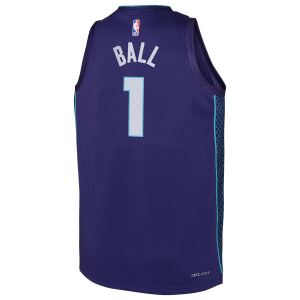 Jordan Hornets Statement Swingman Jersey - Boys' Grade School - Teal/Purple