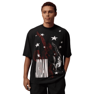 Jordan 96 Oversized AJ 4 T-Shirt - Men's - Black