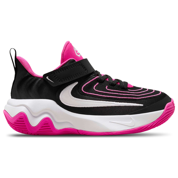 Nike Giannis Immortality 4 - Boys' Preschool - White/Laser Fuchsia/Black