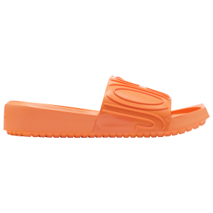 Jordan Nola Slides - Women's - Orange/Orange
