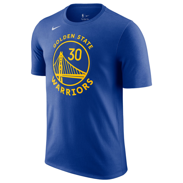 Nike Warriors Name & Number T-Shirt - Men's - Rush Blue - Image 2