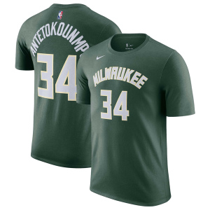 Nike Bucks Name & Number T-Shirt - Men's - Hunter Green