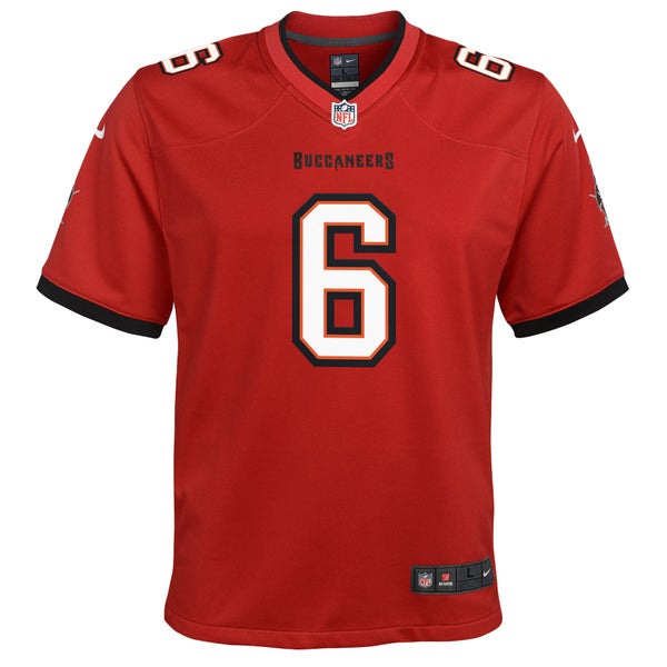Nike Buccaneers Game Jersey - Boys' Grade School - Red - Image 2