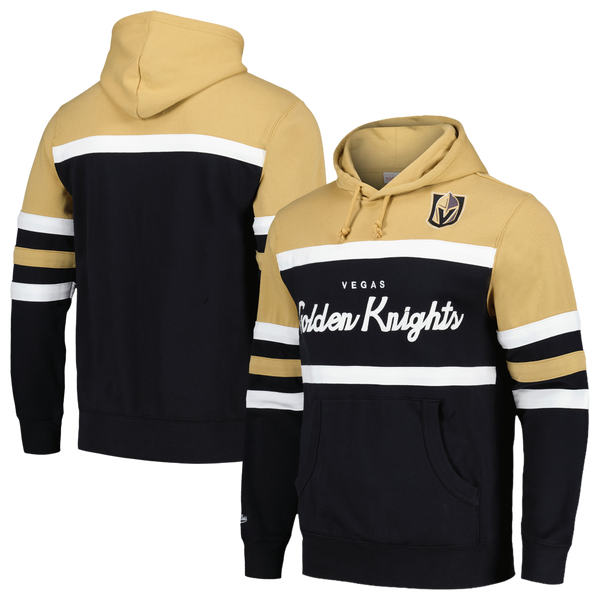 Mitchell & Ness Golden Knights Head Coach Pullover Hoodie - Men's - Black